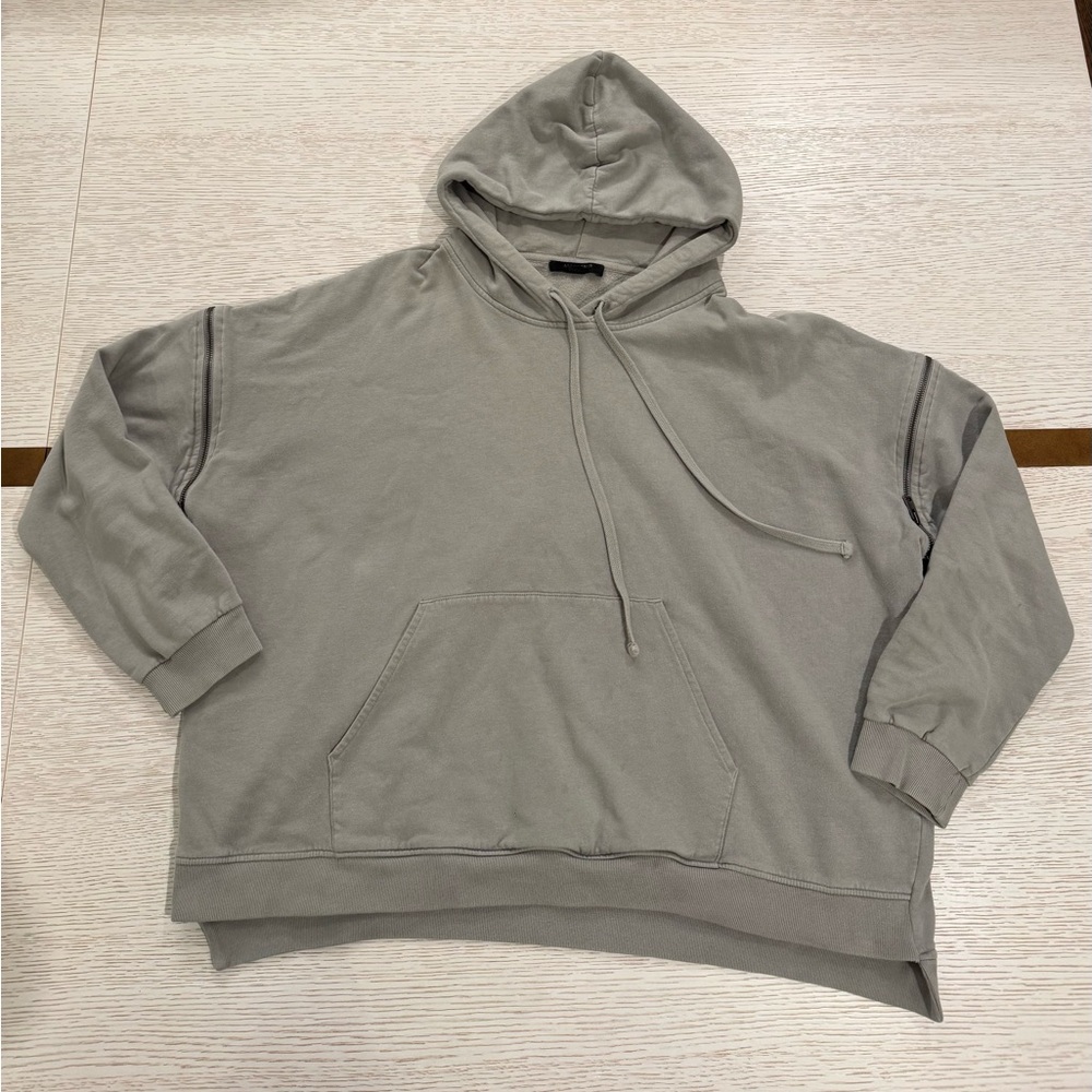 All Saints Taupe Hoodie